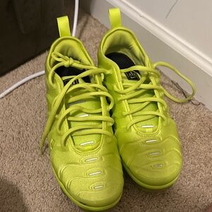 Nike VaporMax Neon Yellow Athletic Shoes